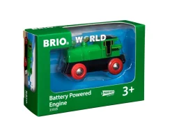 Brio 33595 Batteridrevet tovejs lokomotiv, grønt/sort- Togbaner & Tog