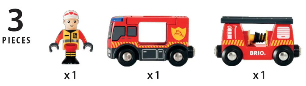 Brio 33811 Brandbil- Togbaner & Tog