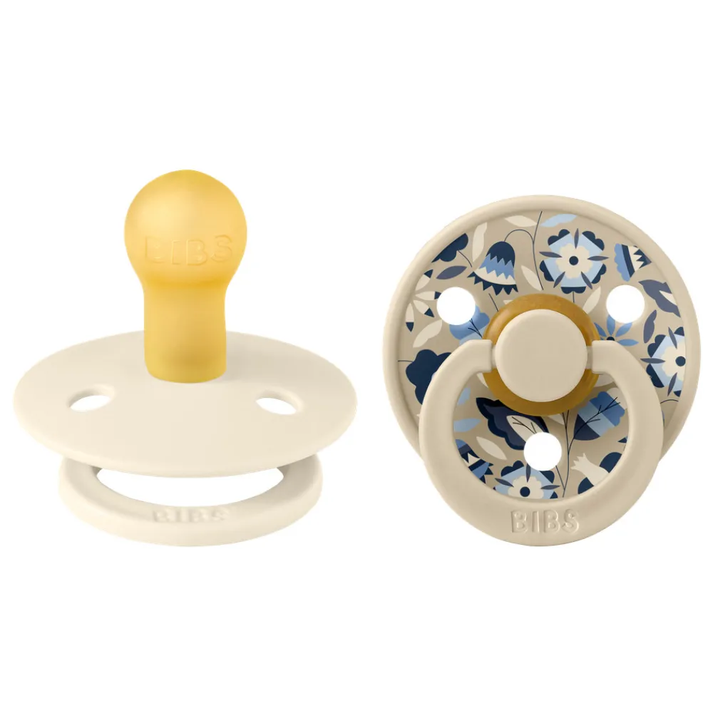BIBS X LIBERTY 2 pk Colour Bobo Latex str.2 Ivory Mix- Sutter