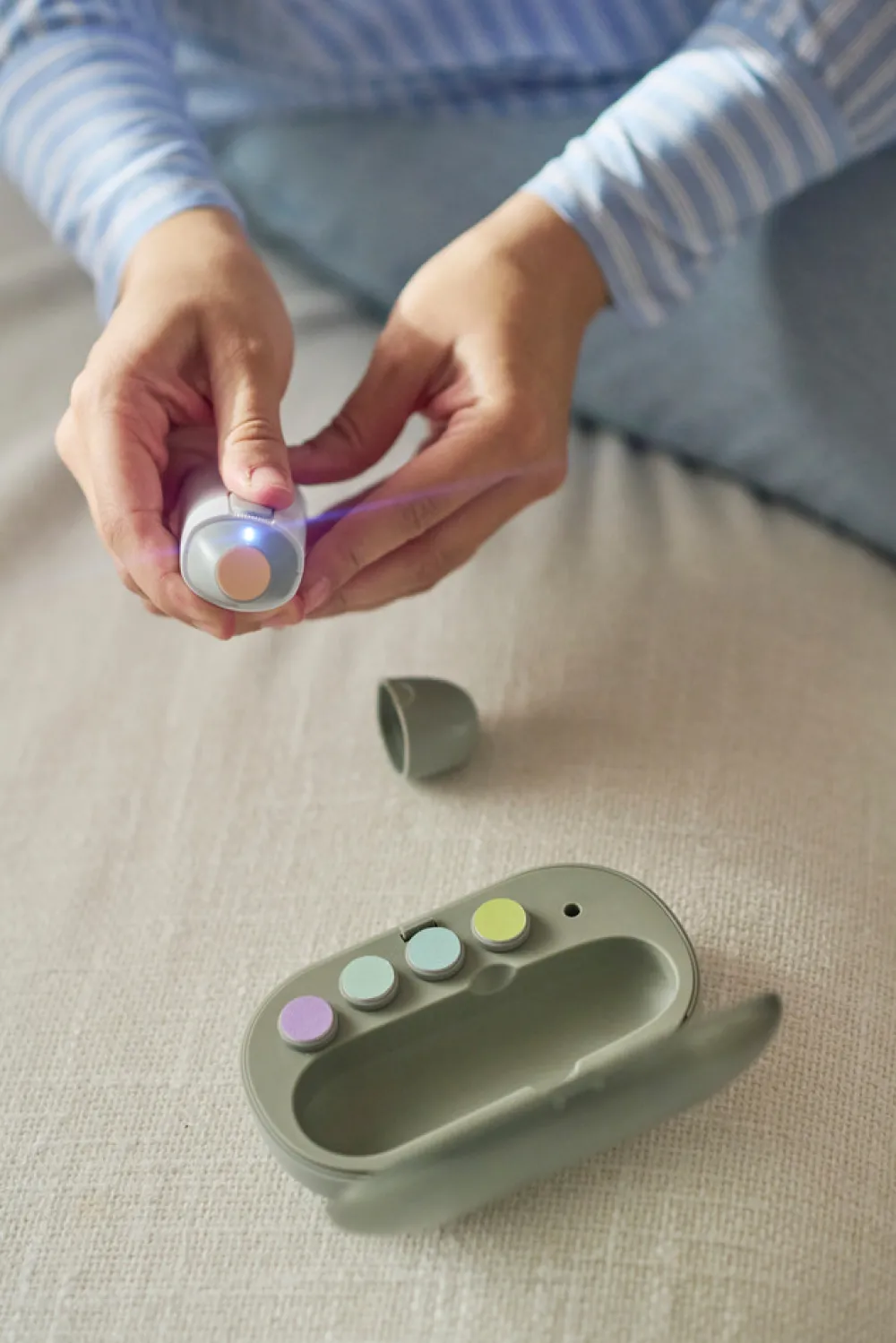 Nuvita 1130 TRIMMY elektrisk baby neglefil- Plejeartikler Til Baby