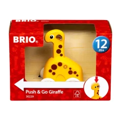 Brio 30229 Træk & Gå Giraf- Trælegetøj