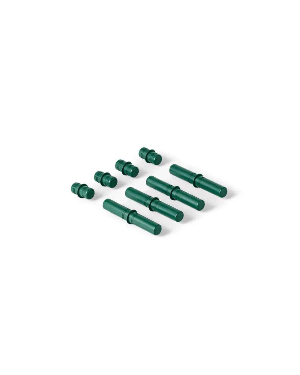 MODU 8 x Connector pegs Forest Green- Store Byggesæt|Tumlemøbler