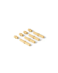 MODU 8 x Connector pegs Honey Yellow- Store Byggesæt|Tumlemøbler