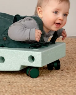 MODU 4 x Swirly wheels Forest Green- Store Byggesæt|Tumlemøbler