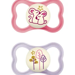 MAM Air Night 6-16m Silicone Pink- Sutter