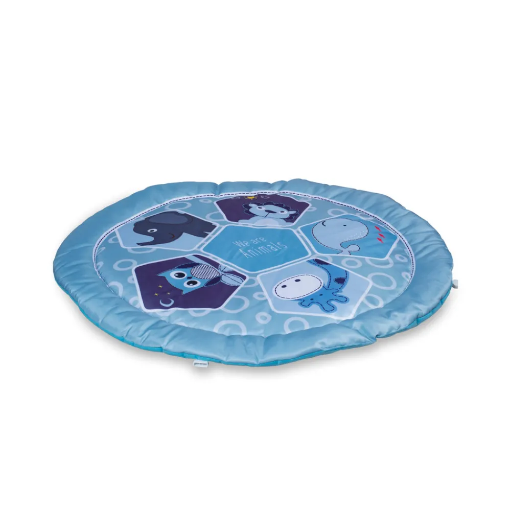 Scandinavian Baby Products Aktivitetsstativ m. 5 stykker legetøj - ZOO- Aktivitetstæpper