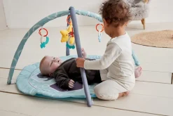 Scandinavian Baby Products Aktivitetsstativ m. 5 stykker legetøj - ZOO- Aktivitetstæpper