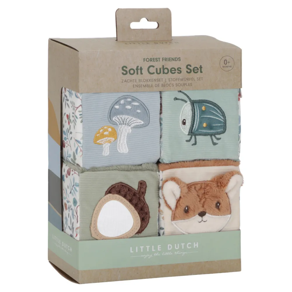 Little Dutch Aktivitetsterninger 4 stk - Forest Friends- Aktivitetslegetøj