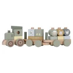 Little Dutch Aktivitetstog - Farm- Togbaner & Tog|Trælegetøj