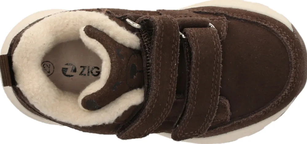 ZIG ZAG Aliano Læder Prewalker - Deep mahogany- Begyndersko