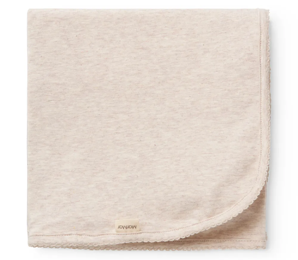 MarMar Copenhagen Alida Babytæppe - Light beige melange-Børn Tæpper