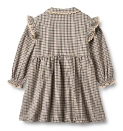 Wheat Alissa Kjole - Blue check- Kjoler