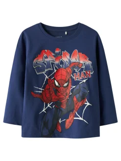 NAME IT Alvis Spider Bluse - Blueprint- Bluser