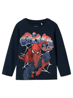 NAME IT Alvis Spider Bluse - Navy Blazer- Bluser