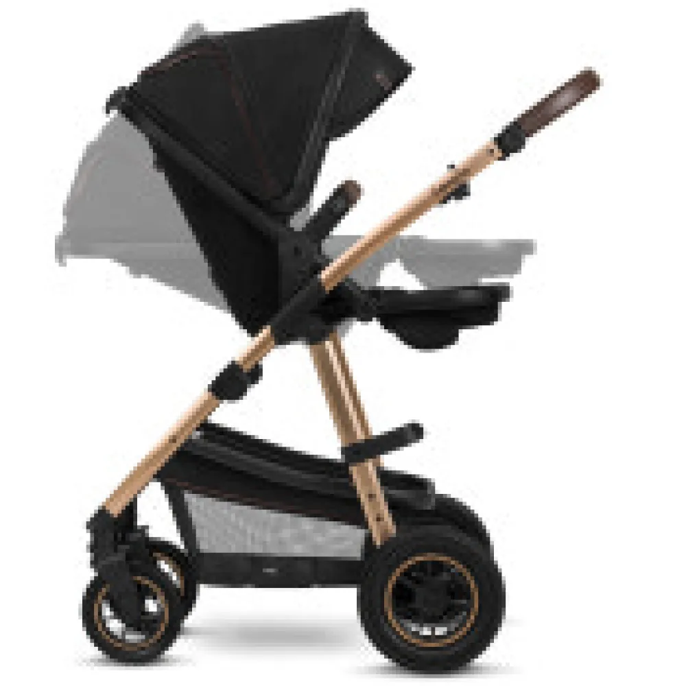 Lionelo Amber 3-i-1 - Black onyx- Kombivognspakker|Vognpakker