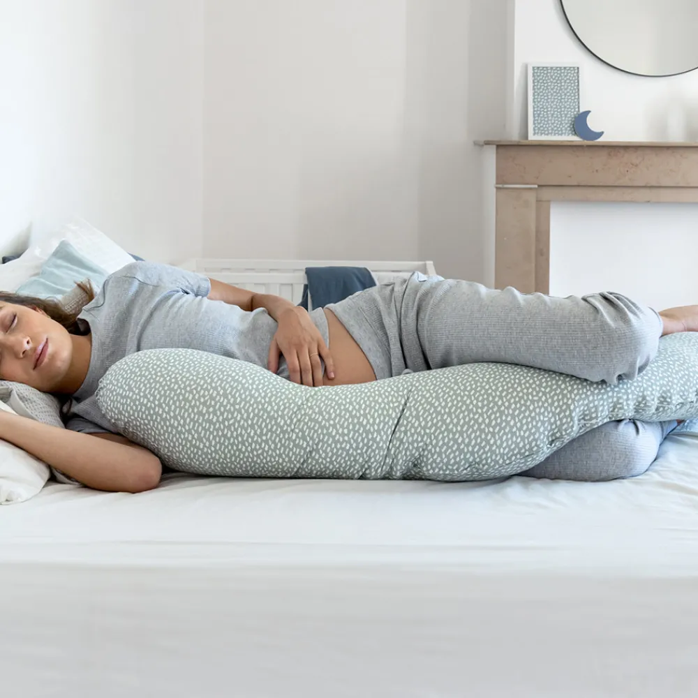 Doomoo Amme- og graviditetspude - kaki-Børn Ammepuder|Graviditetspuder