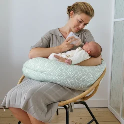 Doomoo Amme- og graviditetspude - kaki-Børn Ammepuder|Graviditetspuder