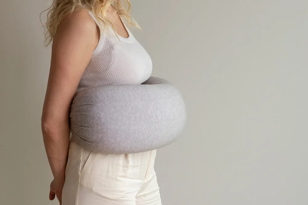 bbhugme Ammepude - grey melange-Børn Ammepuder|Graviditets- & Ammepuder