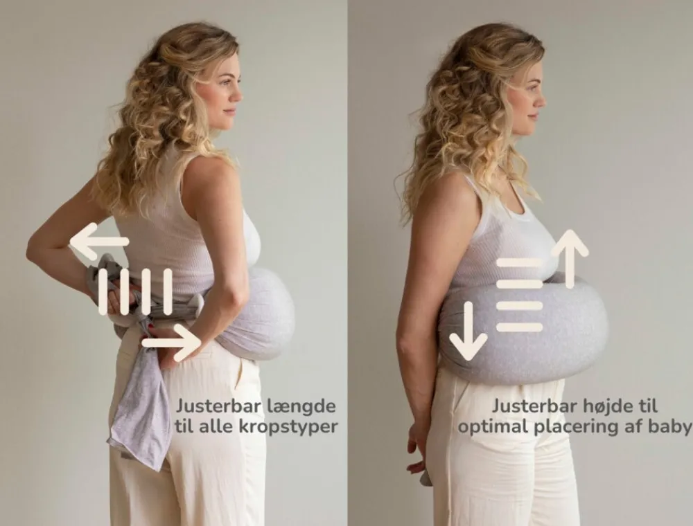 bbhugme Ammepude - grey melange-Børn Ammepuder|Graviditets- & Ammepuder