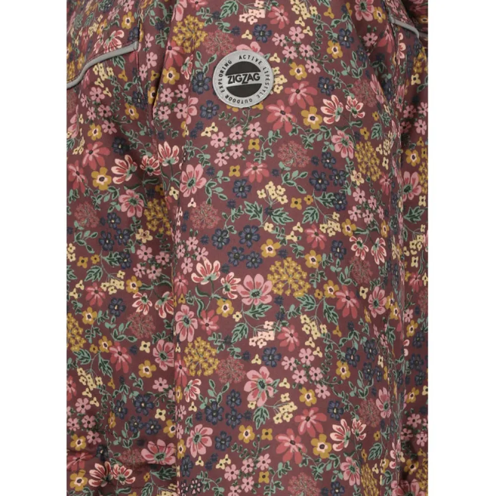 ZIG ZAG Angelina V2 Printet Parka W-Pro 10000 - Dull gold- Vinterjakker & Bukser