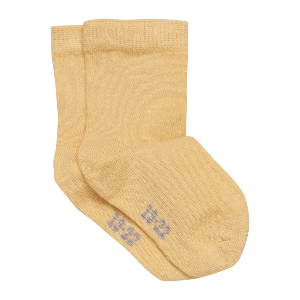 BeKids Ankle sok -solid - Straw- Strømper