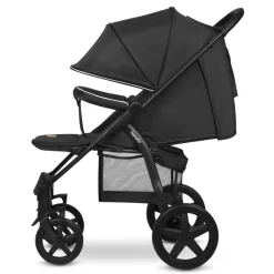 Lionelo Annet Plus klapvogn - black carbon- Klapvogne Med Flade Sæder