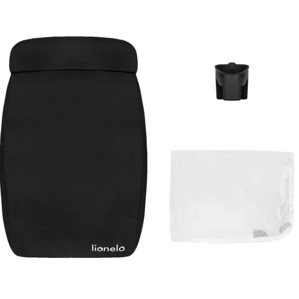 Lionelo Annet Plus klapvogn - black carbon- Klapvogne Med Flade Sæder