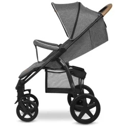 Lionelo Annet Plus klapvogn - stone caramel- Klapvogne Med Flade Sæder