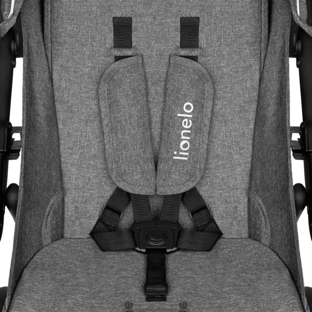 Lionelo Annet Plus klapvogn - stone caramel- Klapvogne Med Flade Sæder