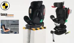 Lionelo Antoon Plus autostol - black onyx- Autostole Med Integreret Baser|Autostole 40-125 Cm (0-6 År)