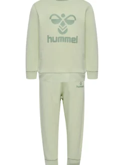 hummel Arnie crewsuit - FOG GREEN- Sweatsæt