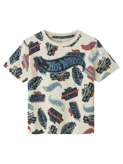 NAME IT Ary hotwheels ss t-shirt - PEYOTE MEL- T-Shirts & Toppe