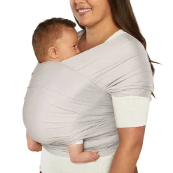 Ergobaby Aura Mesh Strækvikle - Soft Grey- Bæreseler & Vikler