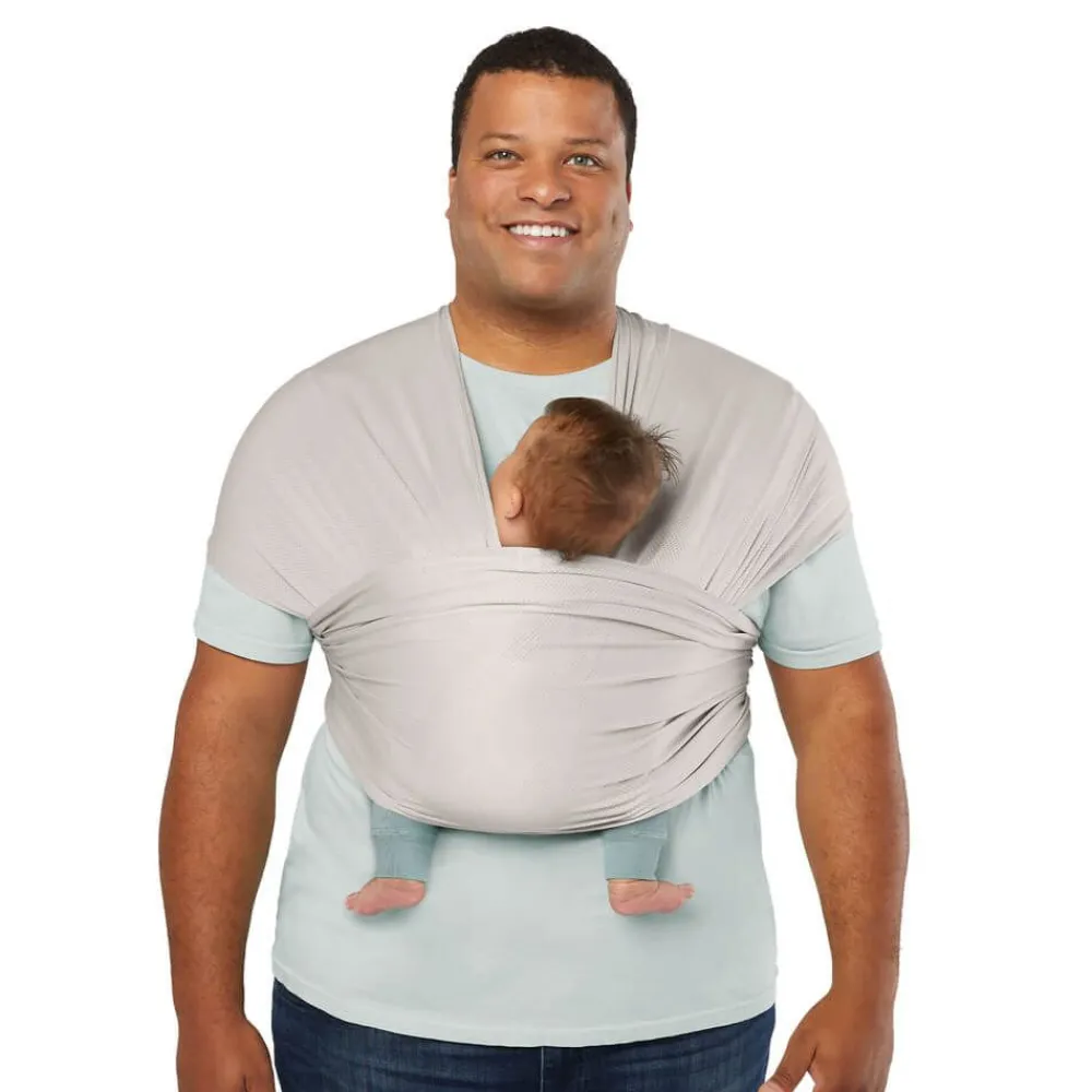 Ergobaby Aura Mesh Strækvikle - Soft Grey- Bæreseler & Vikler