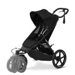 Cybex Avi Spin - Moon Black- Klapvogne Med Flade Sæder|Kombivogne Med Flade Sæder