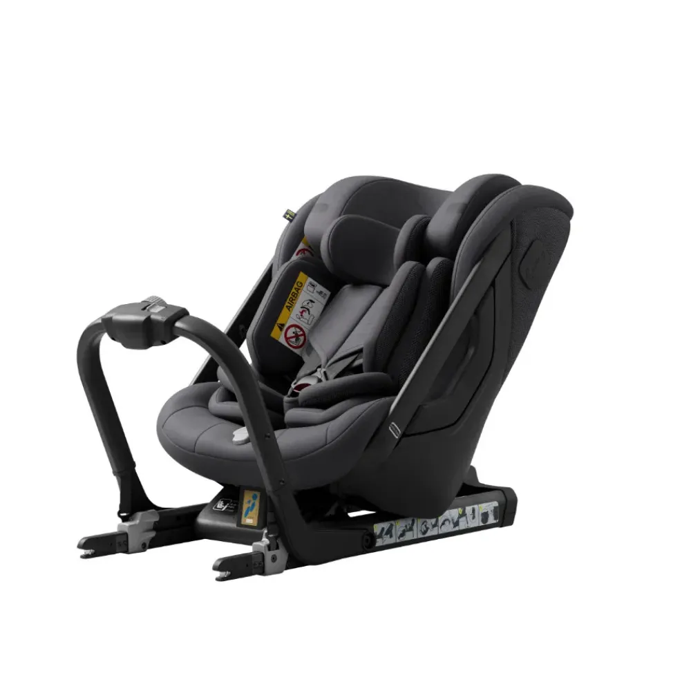 AXKID ONE+ 3 Arctic Mist Grey- Autostole 40-125 Cm (0-6 År)