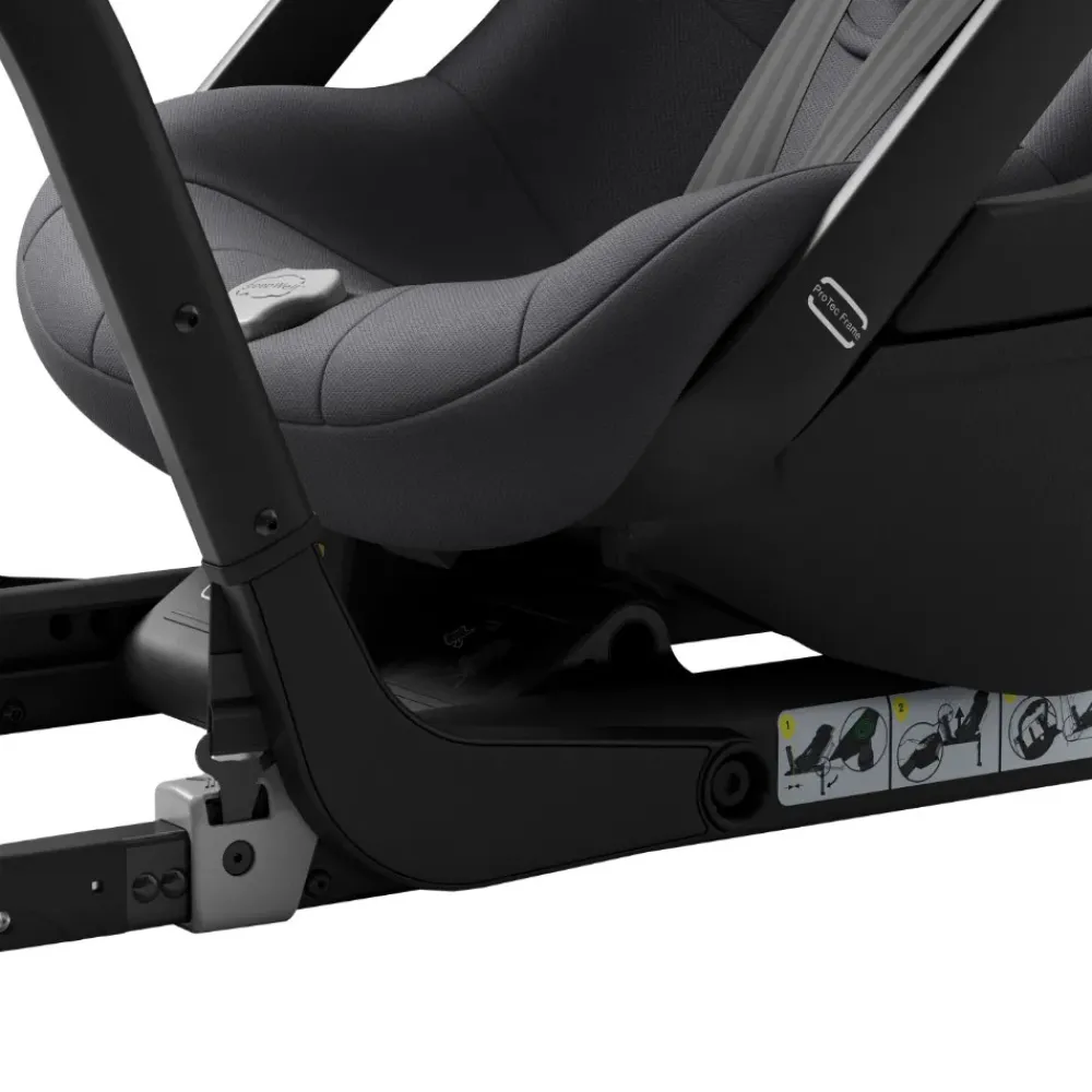 AXKID ONE+ 3 Arctic Mist Grey- Autostole 40-125 Cm (0-6 År)