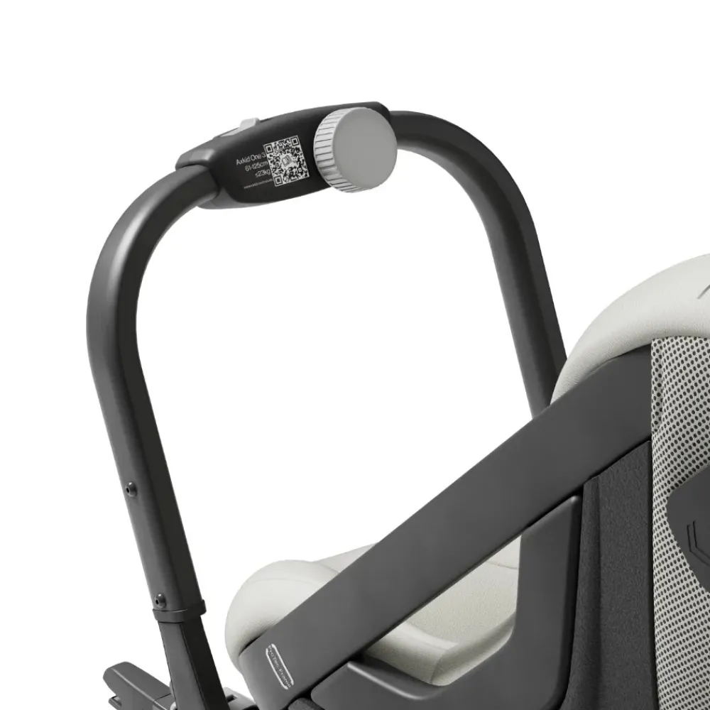 AXKID ONE+ 3 Beachgrass Beige- Autostole 40-125 Cm (0-6 År)