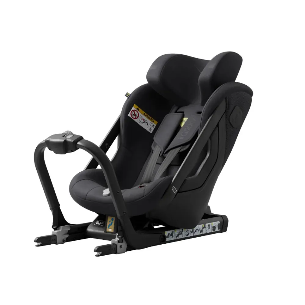 AXKID ONE 3 Coastal Storm Black- Autostole 61-105 Cm (3 Mdr.-4 År)