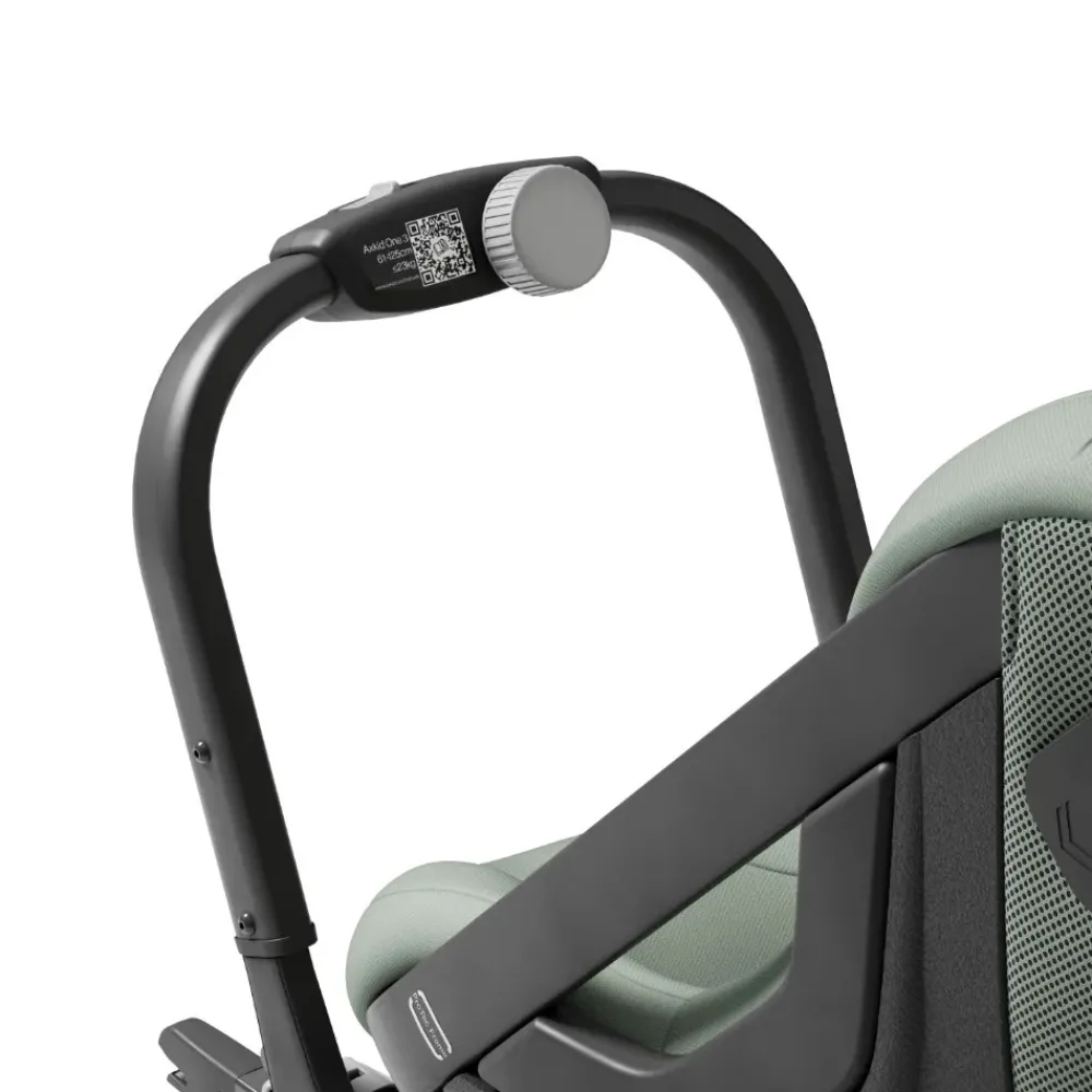 AXKID ONE+ 3 Nordic Bloom Green- Autostole 40-125 Cm (0-6 År)