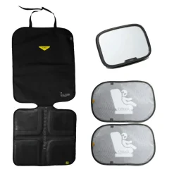 AXKID Swedish Safety Kit Classic- Sædebeskyttere & Organisere|Solskærme