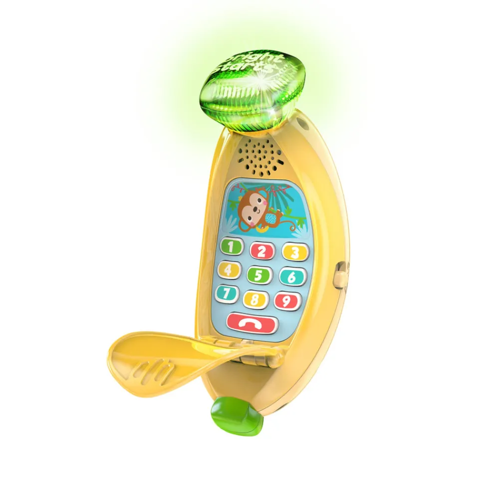 Bright Starts Bablin' Banana Musikalsk Banan-telefon- Legetelefoner & -Tablets