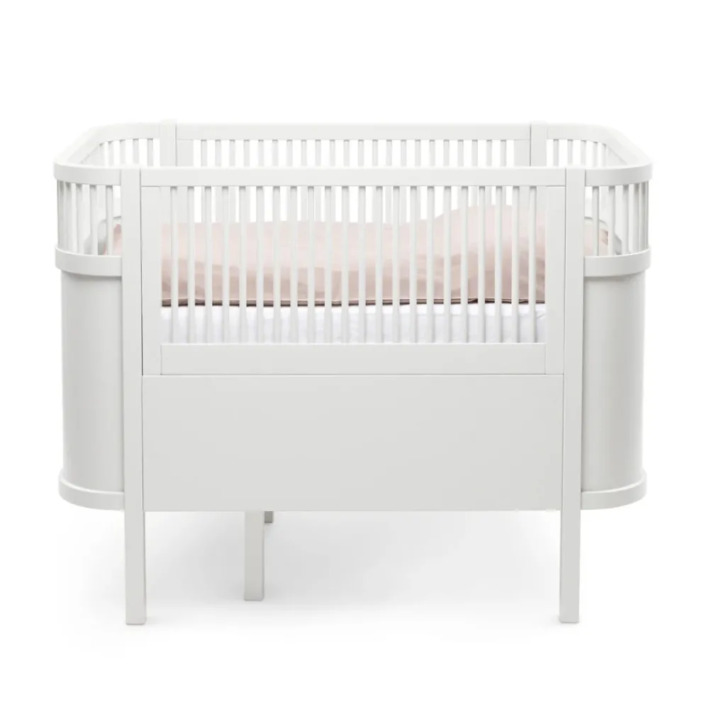 Sebra Baby & Jr. seng - classic white - FSC®-Børn Tremmesenge