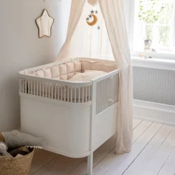 Sebra Baby & Jr. seng - classic white - FSC®-Børn Tremmesenge