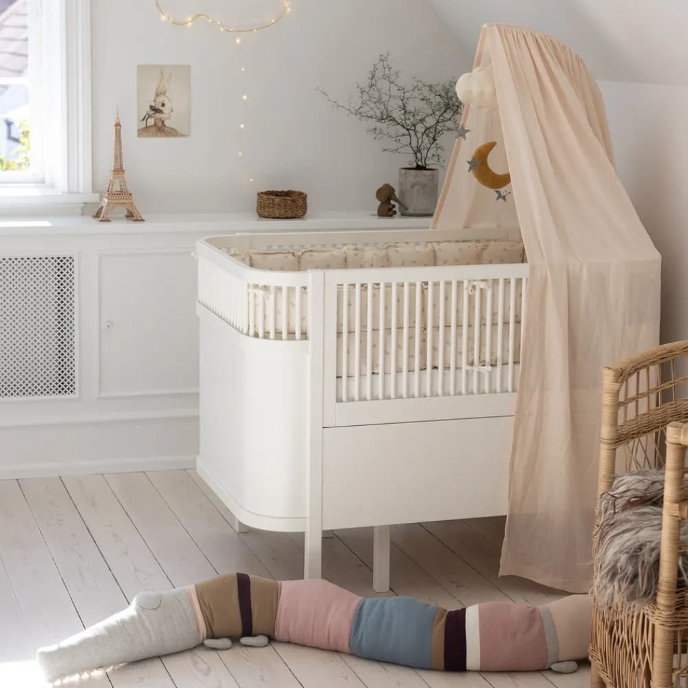 Sebra Baby & Jr. seng - classic white - FSC®-Børn Tremmesenge