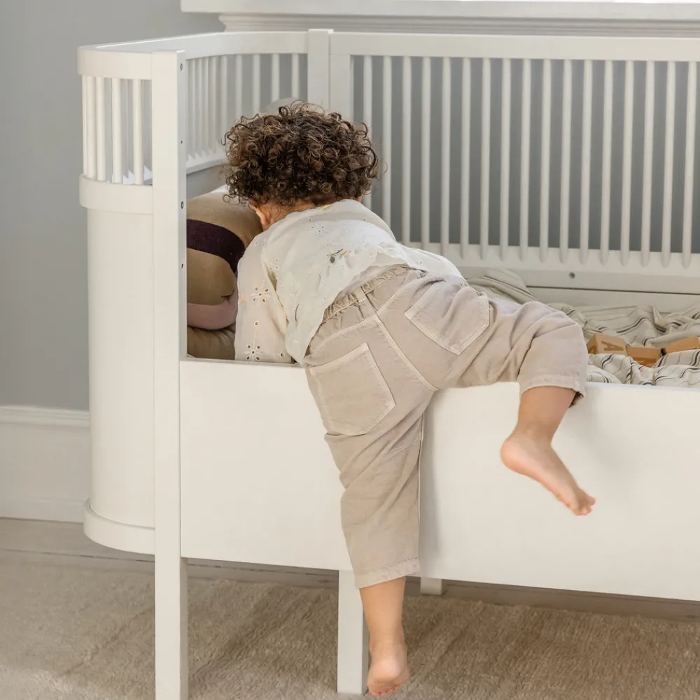 Sebra Baby & Jr. seng - classic white - FSC®-Børn Tremmesenge