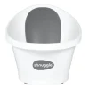 SHNUGGLE Baby badekar - hvid/grå- Badekar, Stativer & Badestole