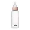 BIBS Baby Bottle Silicone 1 pack 270 ml Blush- Sutteflasker