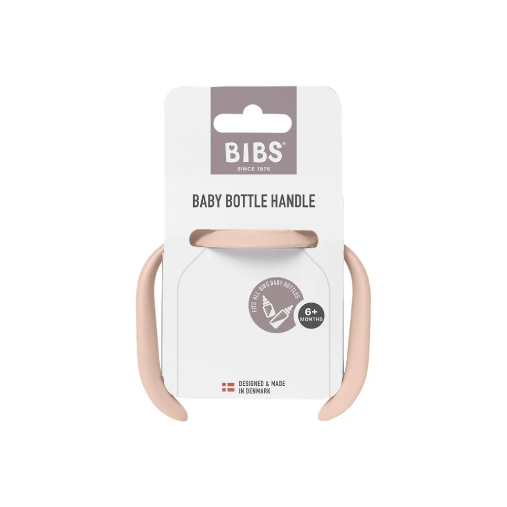 BIBS Baby Bottle Handle Blush- Sutteflasker