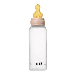 BIBS Baby Bottle Latex 1 pack 270 ml Blush- Sutteflasker